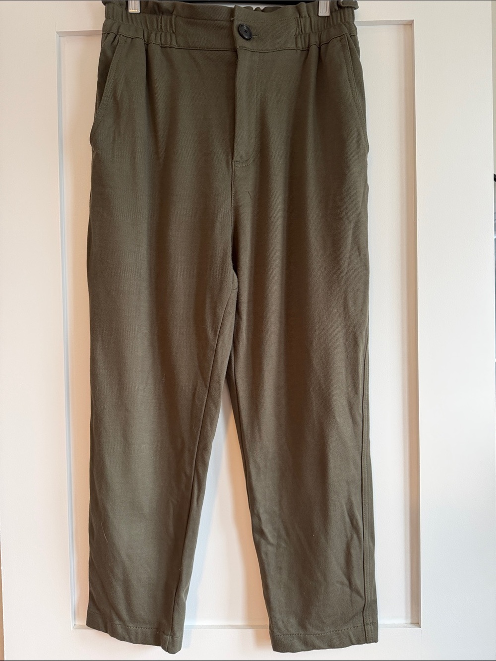 Zara Olive Green Casual Pants